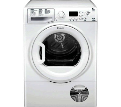 Hotpoint Futura TCFSM87B6PY Condenser Tumble Dryer - White Hotpoint Futura TCFSM87B6PY Condenser Tumble Dryer - White